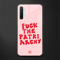 fuck the patriarchy glass case for realme x2 image
