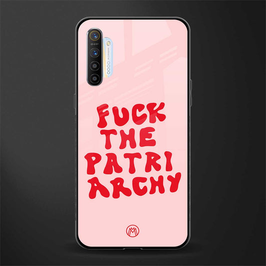 fuck the patriarchy glass case for realme x2 image