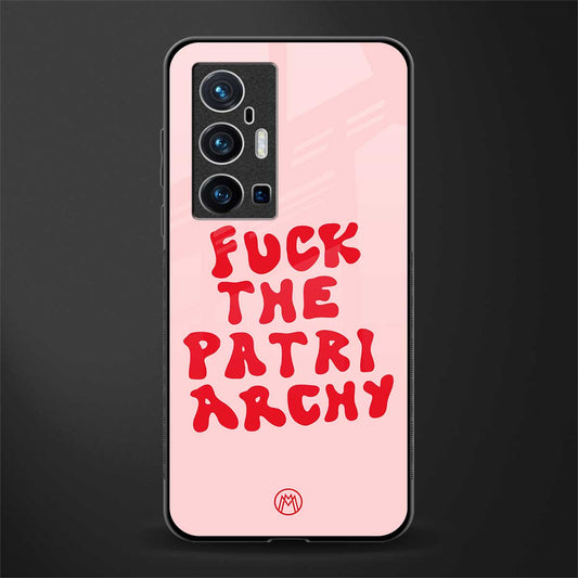 fuck the patriarchy glass case for vivo x70 pro plus image