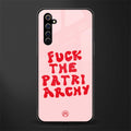 fuck the patriarchy glass case for realme x50 pro image