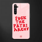 fuck the patriarchy glass case for realme x50 pro image