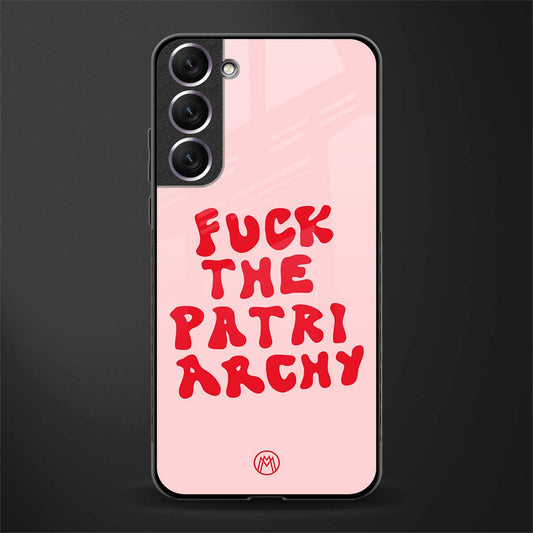 fuck the patriarchy glass case for samsung galaxy s21 image