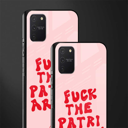 fuck the patriarchy glass case for samsung galaxy a91 image-2