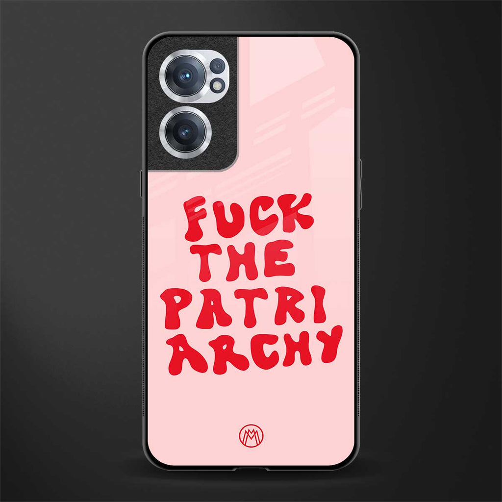 fuck the patriarchy glass case for oneplus nord ce 2 5g image