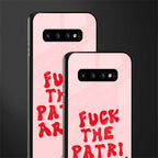fuck the patriarchy glass case for samsung galaxy s10 image-2