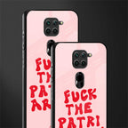 fuck the patriarchy glass case for redmi note 9 image-2