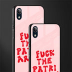 fuck the patriarchy glass case for vivo y91i image-2