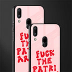 fuck the patriarchy glass case for vivo y93 image-2
