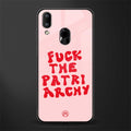 fuck the patriarchy glass case for vivo y95 image