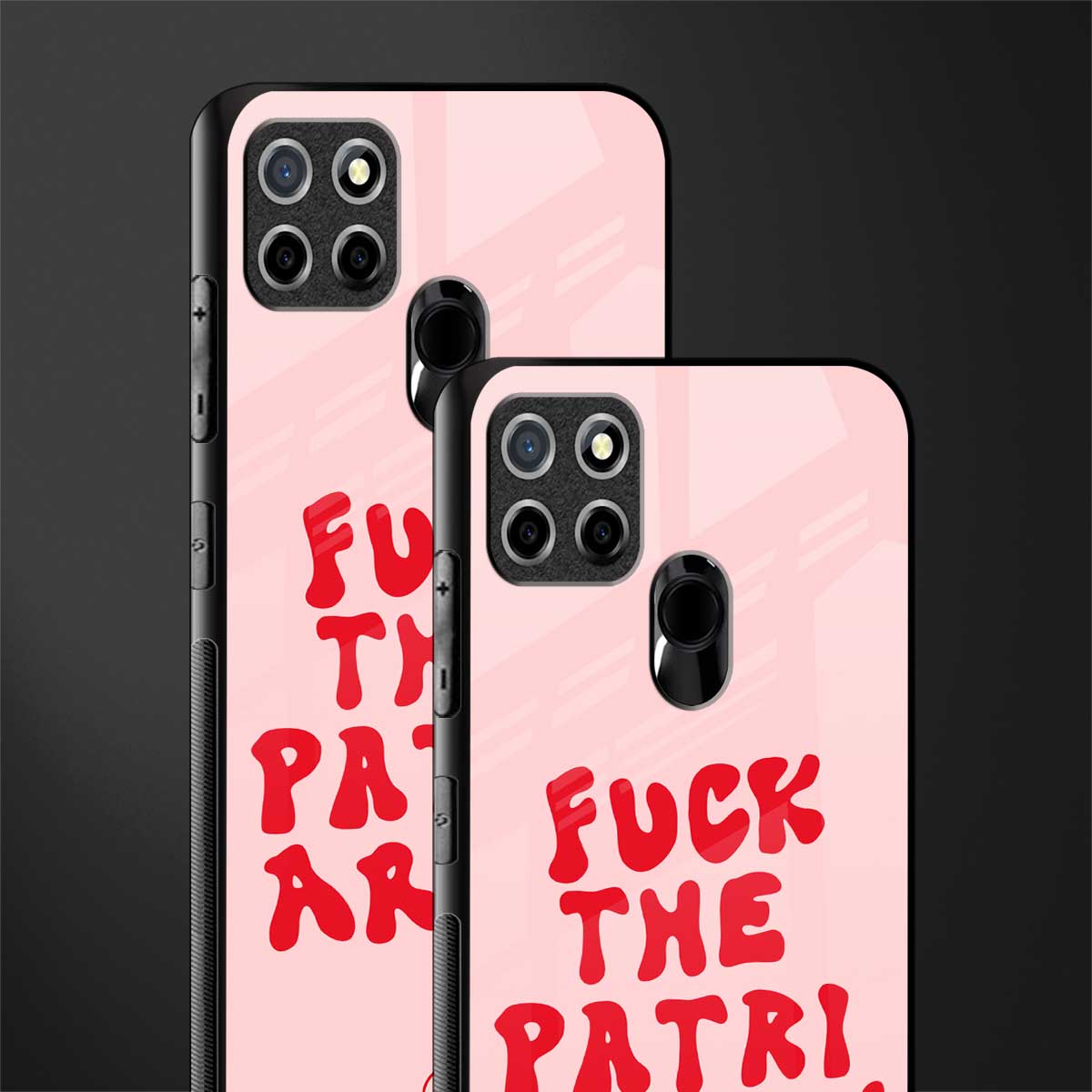 fuck the patriarchy glass case for realme narzo 30a image-2