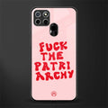 fuck the patriarchy glass case for realme narzo 20 image