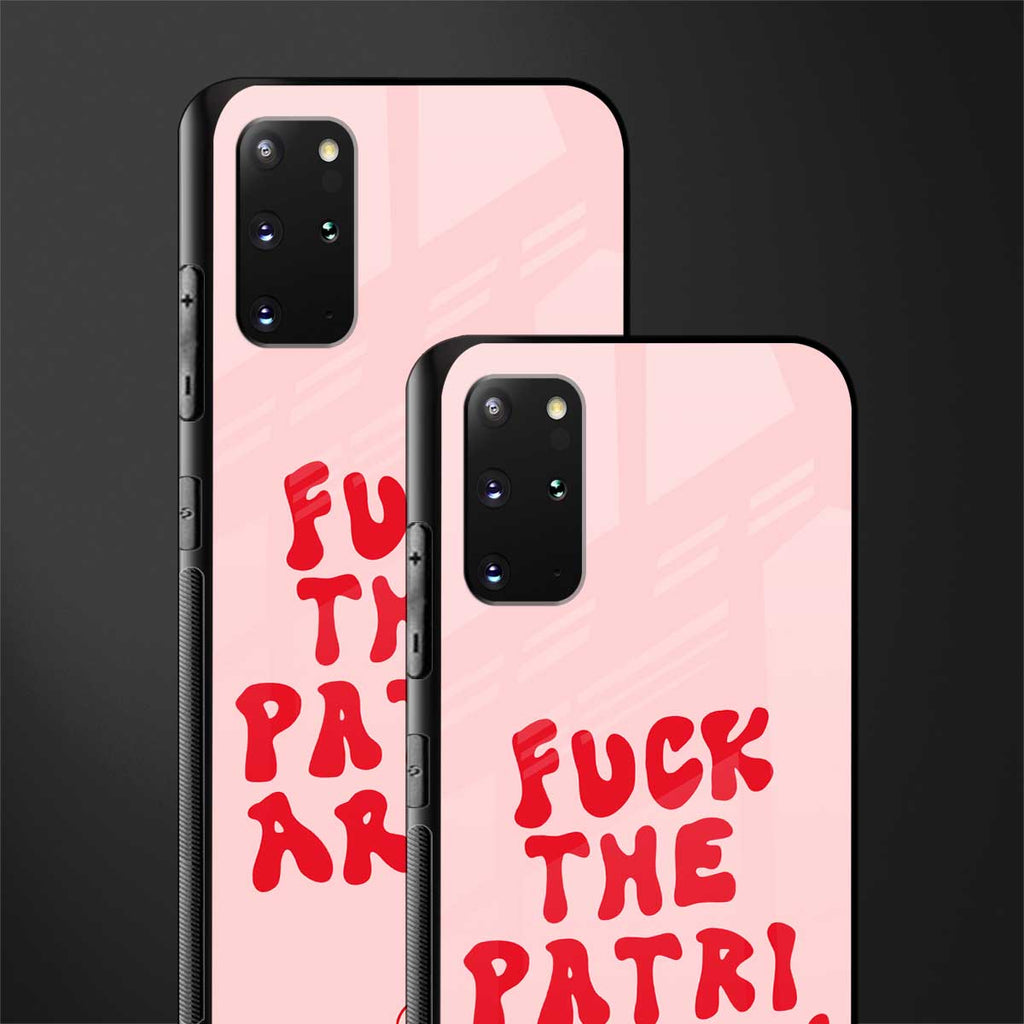 fuck the patriarchy glass case for samsung galaxy s20 plus image-2