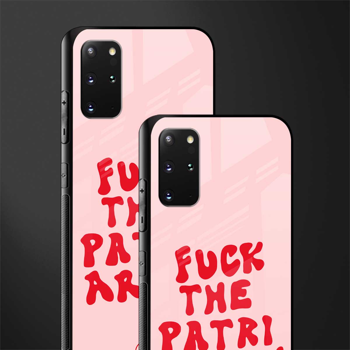 fuck the patriarchy glass case for samsung galaxy s20 plus image-2