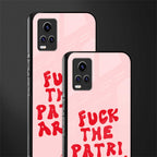 fuck the patriarchy glass case for vivo v20 image-2