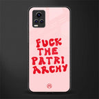 fuck the patriarchy glass case for vivo v20 image