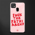 fuck the patriarchy glass case for oppo a15s image