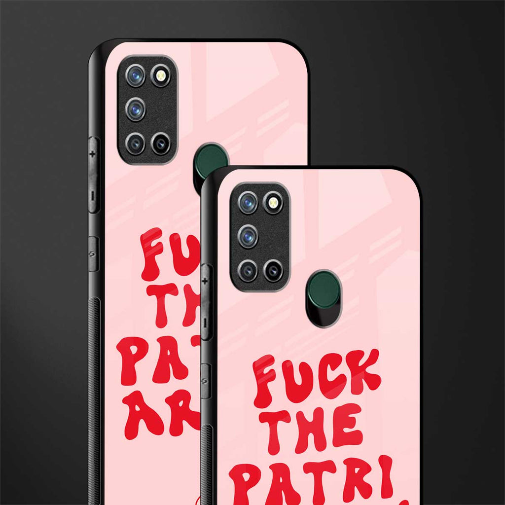 fuck the patriarchy glass case for realme 7i image-2