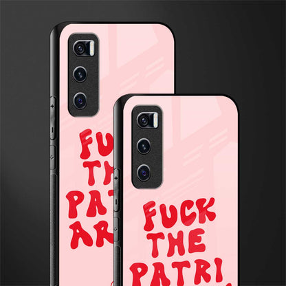 fuck the patriarchy glass case for vivo v20 se image-2