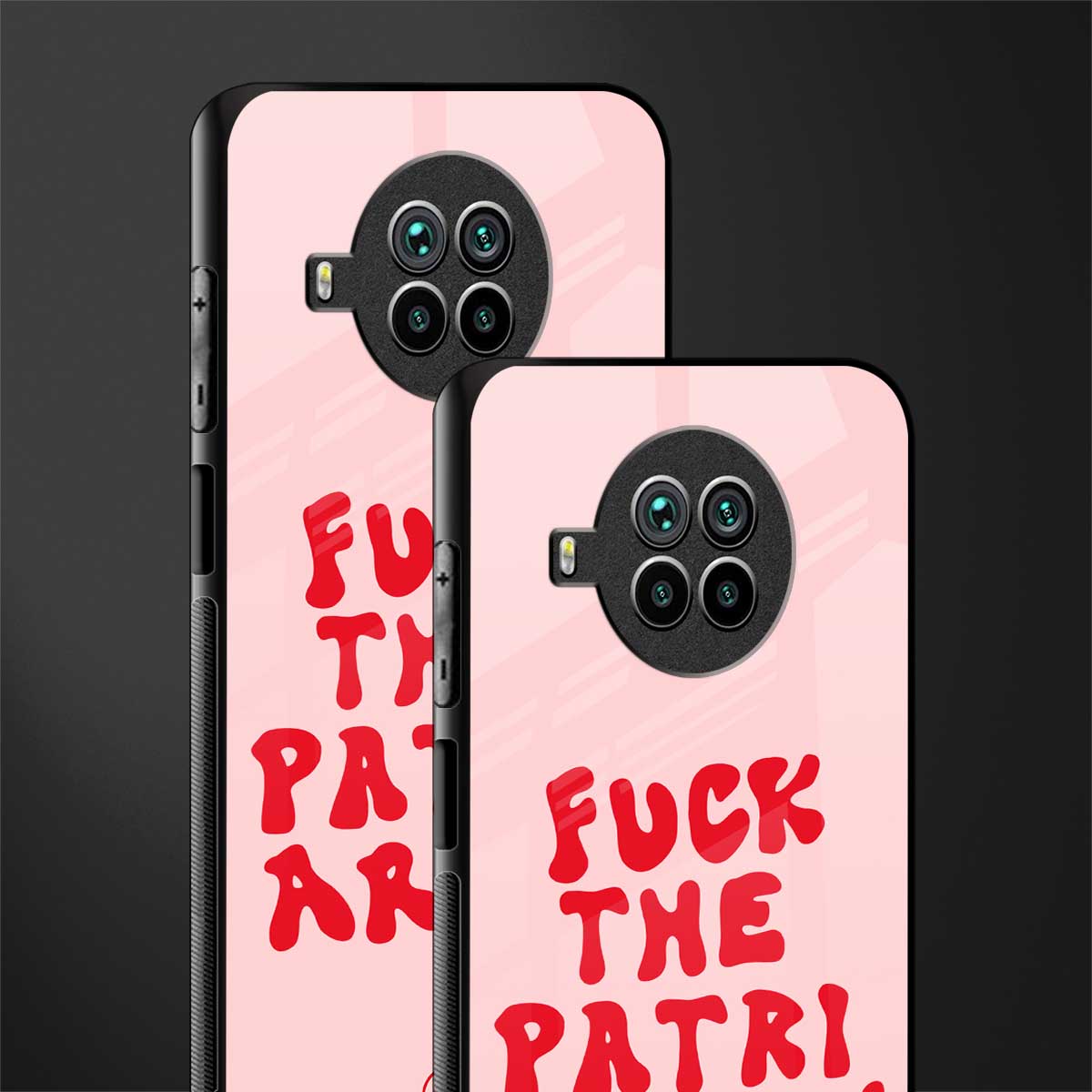fuck the patriarchy glass case for mi 10i image-2