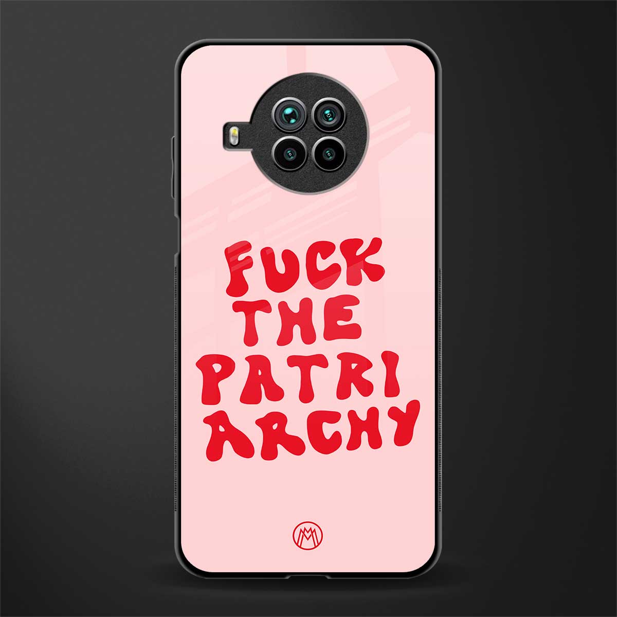 fuck the patriarchy glass case for mi 10i image