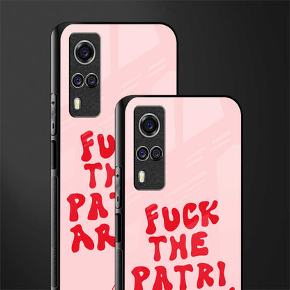 fuck the patriarchy glass case for vivo y51 image-2