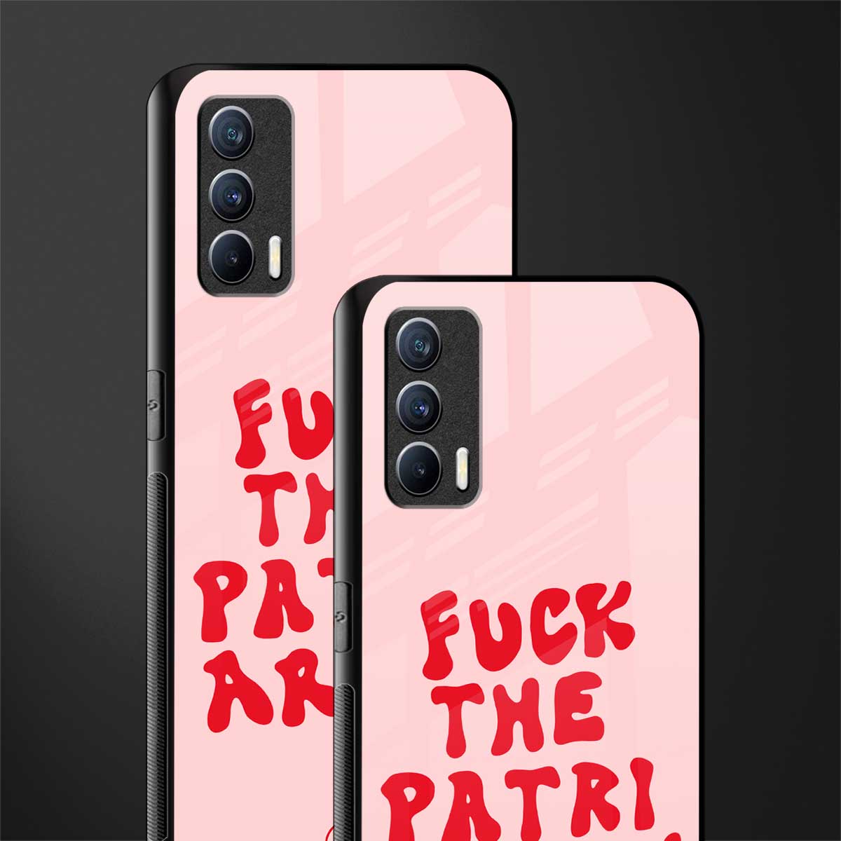 fuck the patriarchy glass case for realme x7 image-2