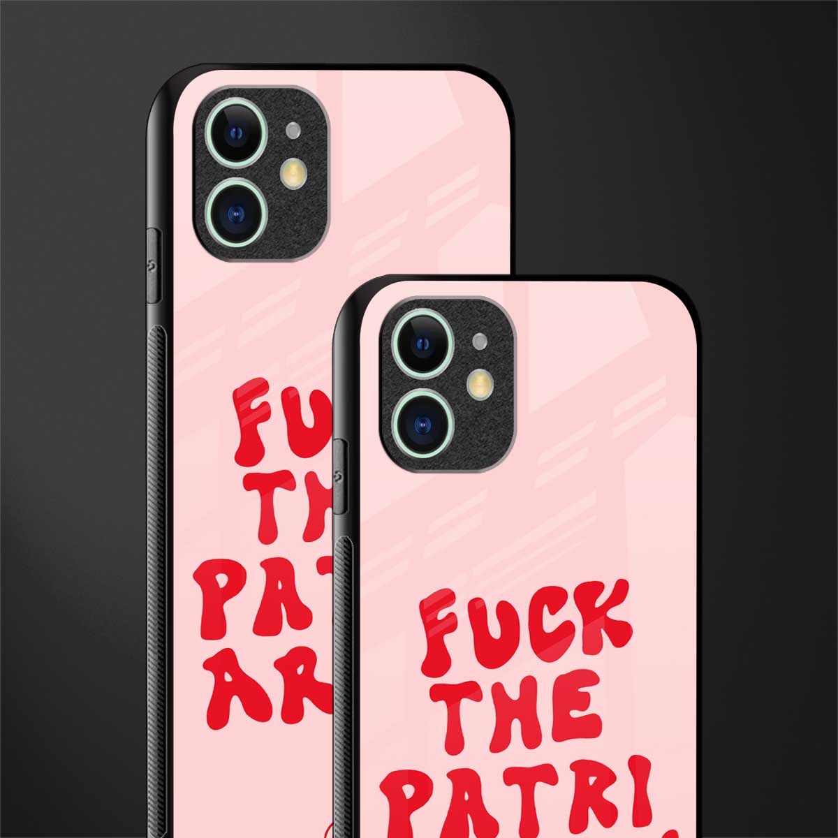 fuck the patriarchy glass case for iphone 12 image-2