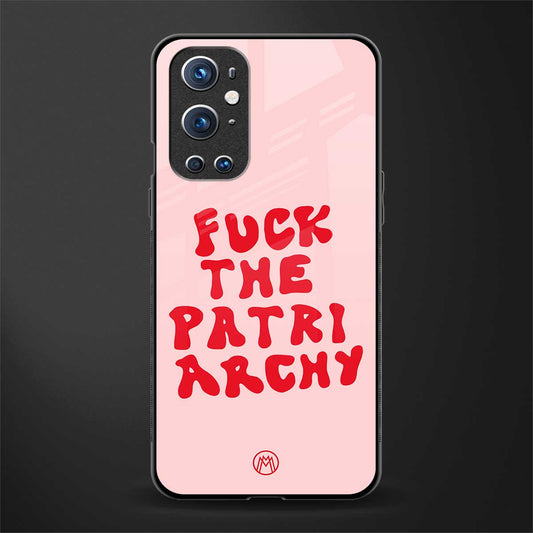 fuck the patriarchy glass case for oneplus 9 pro image