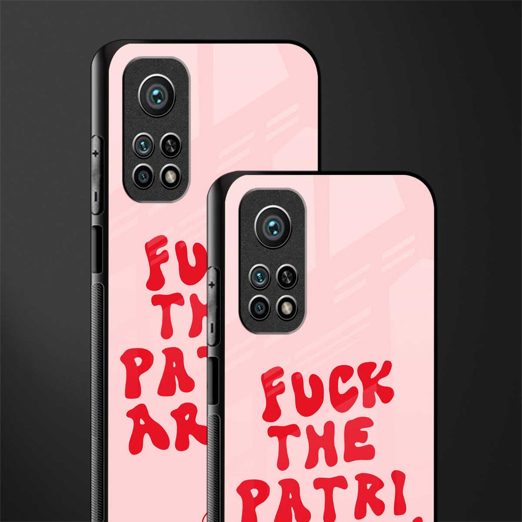 fuck the patriarchy glass case for mi 10t 5g image-2