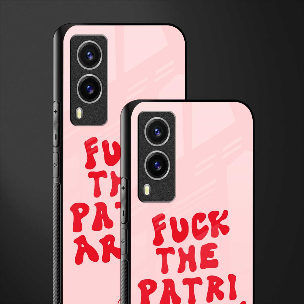 fuck the patriarchy glass case for vivo v21e 5g image-2