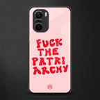 fuck the patriarchy glass case for mi 11x 5g image
