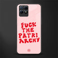 fuck the patriarchy glass case for realme 8i image
