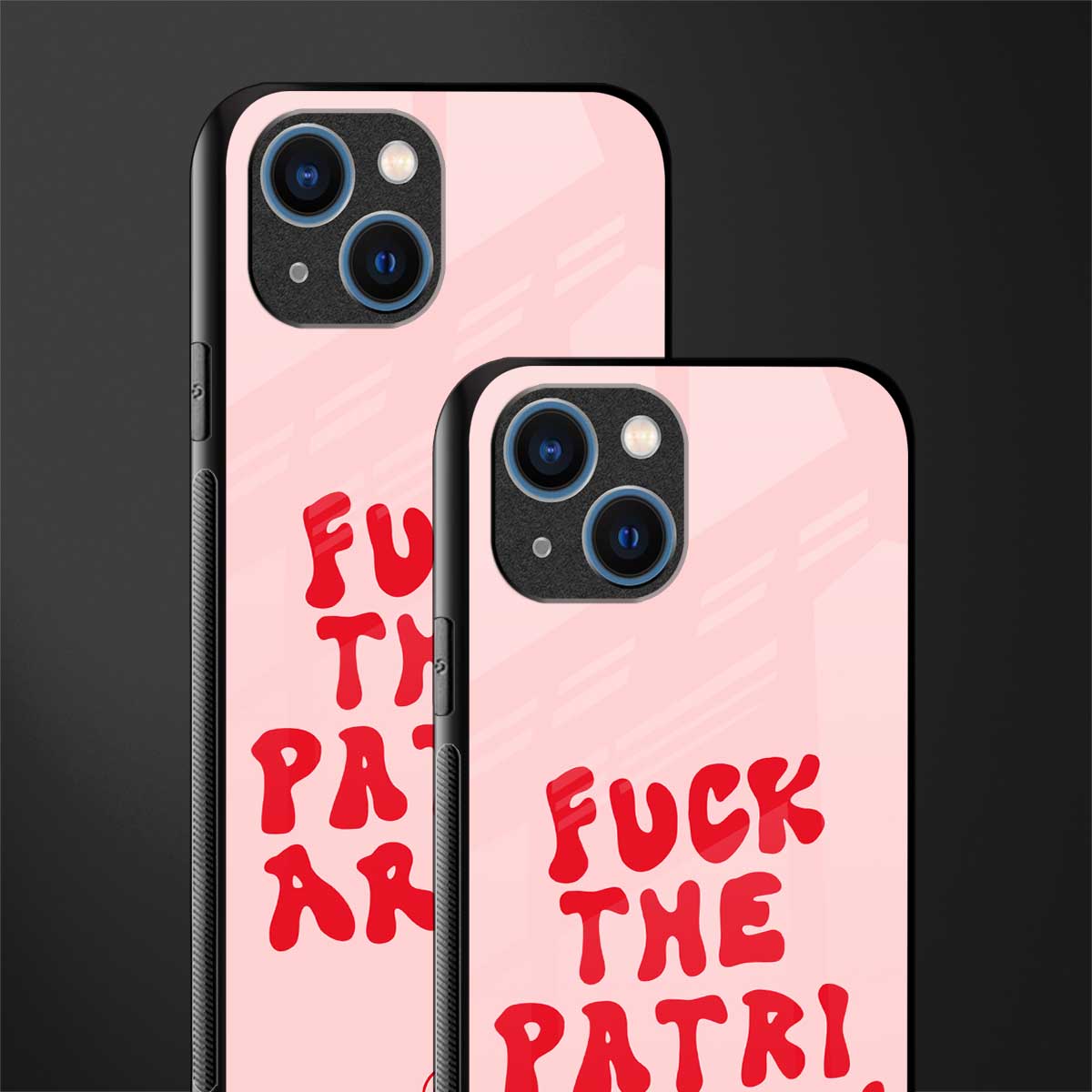 fuck the patriarchy glass case for iphone 14 image-2