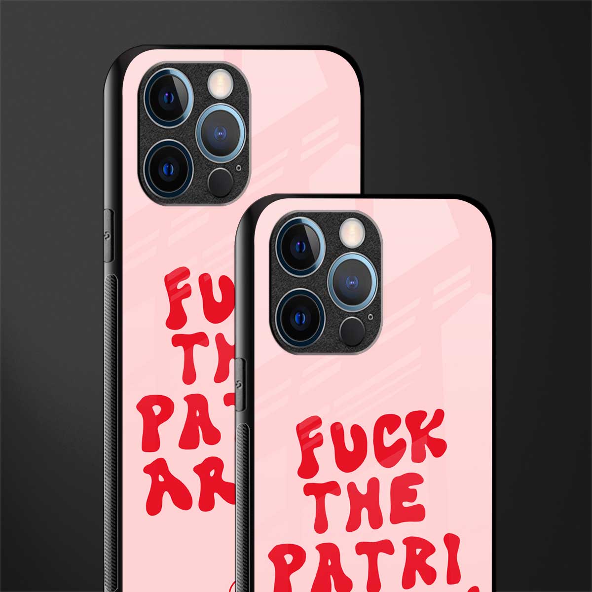 fuck the patriarchy glass case for iphone 12 pro image-2