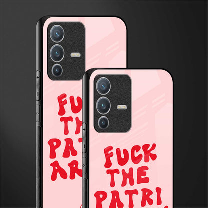 fuck the patriarchy glass case for vivo v23 pro 5g image-2