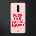fuck the patriarchy glass case for oneplus 7 pro image