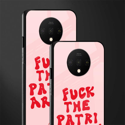 fuck the patriarchy glass case for oneplus 7t image-2