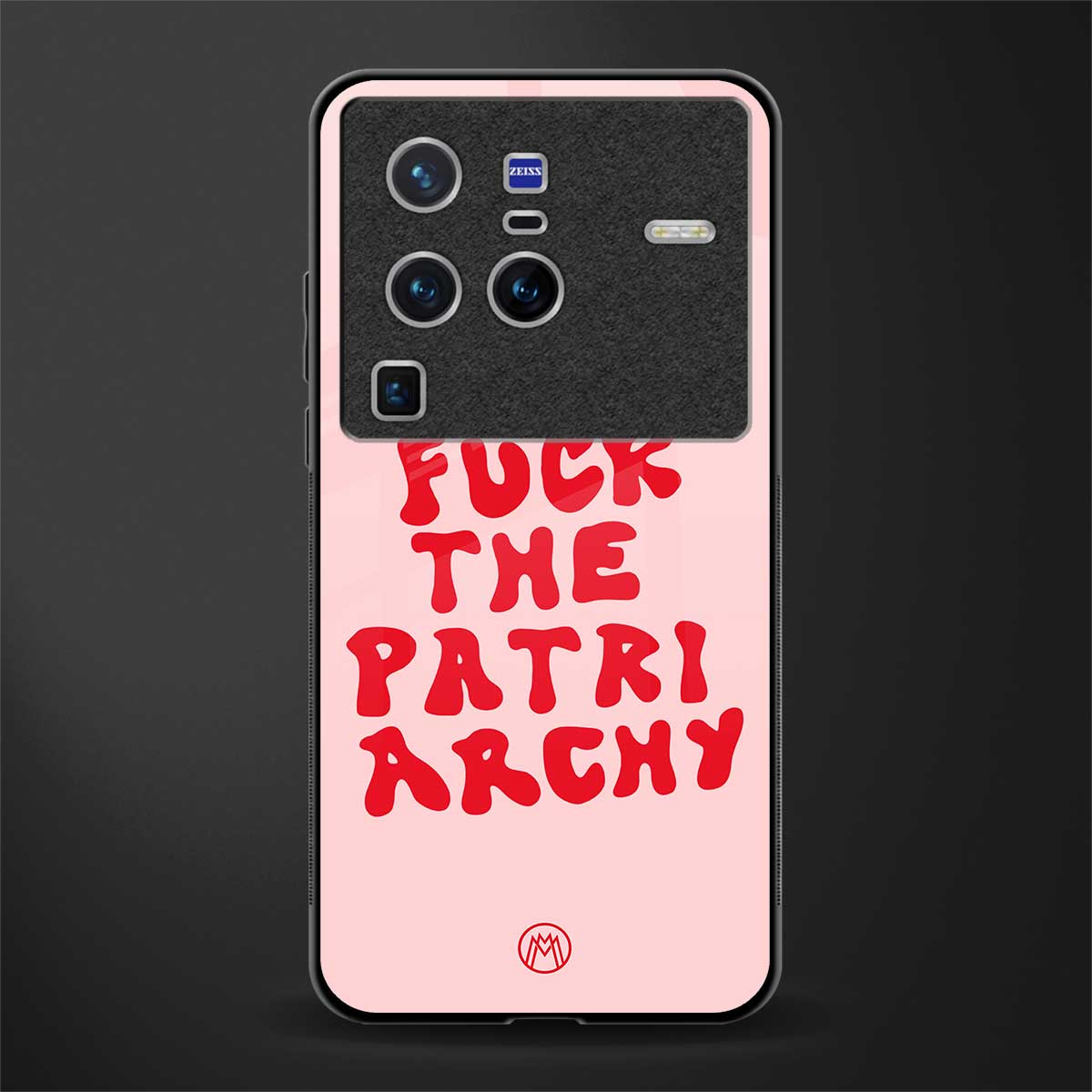 fuck the patriarchy glass case for vivo x80 pro 5g image