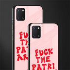 fuck the patriarchy glass case for samsung a81 image-2