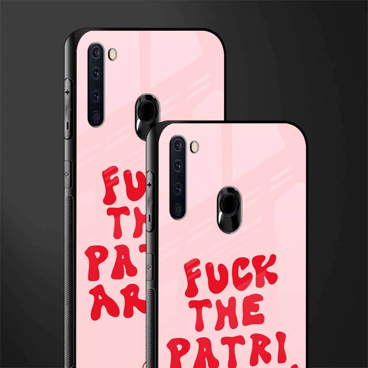 fuck the patriarchy glass case for samsung a21 image-2