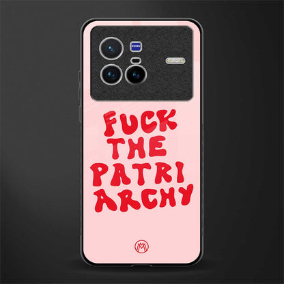 fuck the patriarchy glass case for vivo x80 image