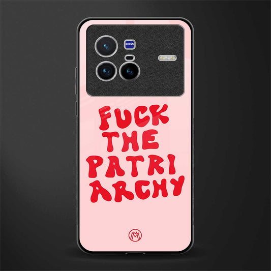 fuck the patriarchy glass case for vivo x80 image