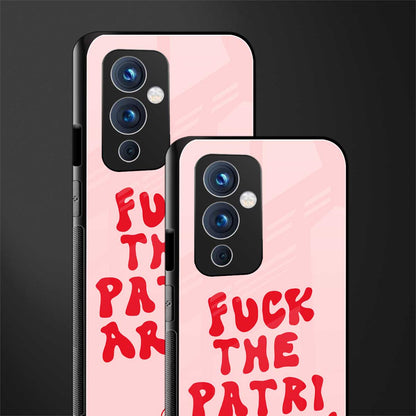 fuck the patriarchy back phone cover | glass case for oneplus 9