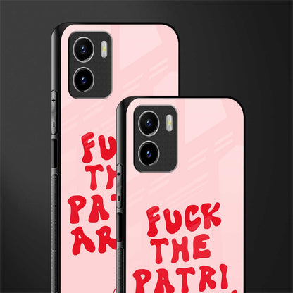 fuck the patriarchy back phone cover | glass case for vivo y72