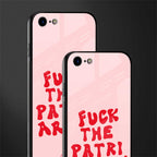 fuck the patriarchy glass case for iphone 8 image-2