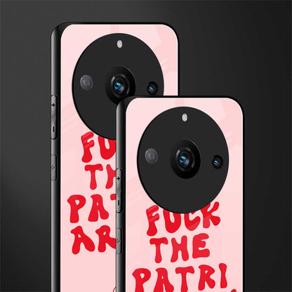 fuck the patriarchy back phone cover | glass case for realme 11 pro 5g