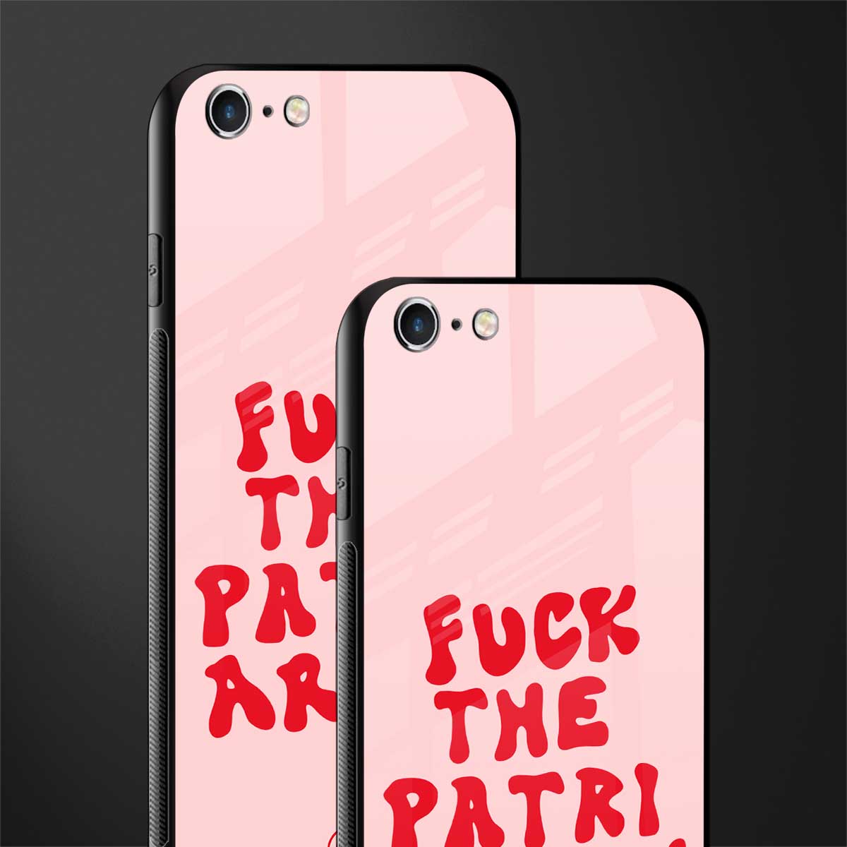 fuck the patriarchy glass case for iphone 6 plus image-2