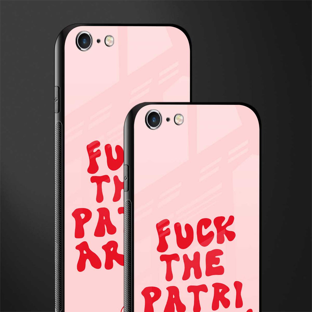 fuck the patriarchy glass case for iphone 6s image-2
