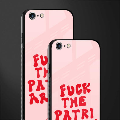 fuck the patriarchy glass case for iphone 6s image-2