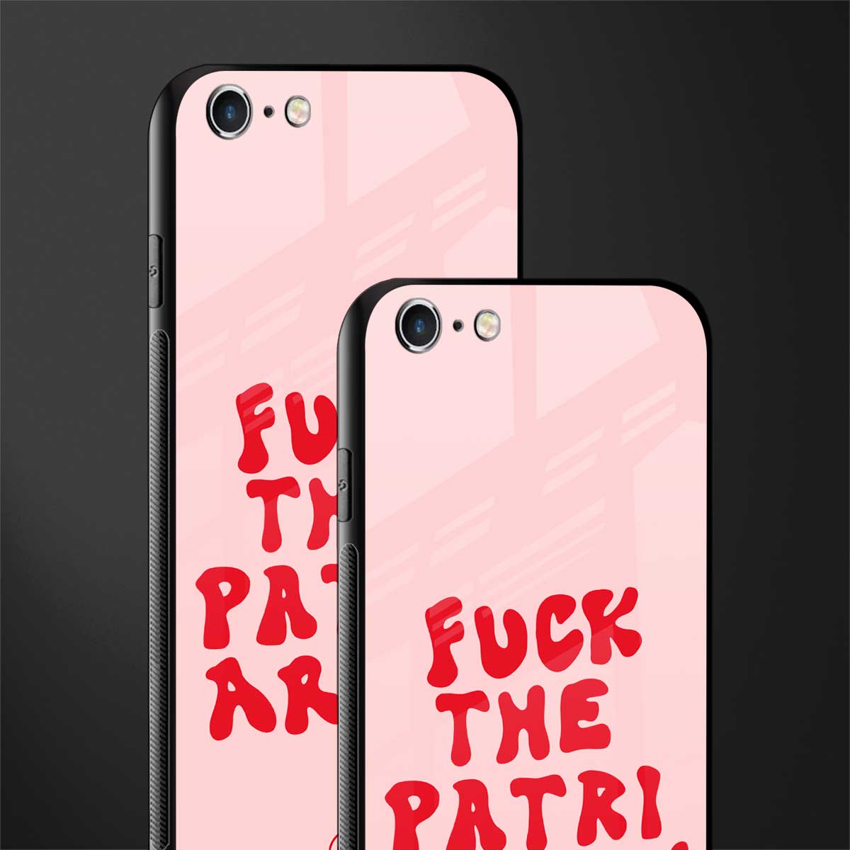fuck the patriarchy glass case for iphone 6 image-2